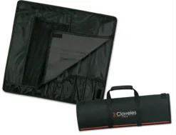 3 Claveles Knife Bag With 9 Knives + 1 Sharpening Steel From The DOMVS Series -Sabatier Sales Store 3 claveles 10 piece knife bag domvs series 4