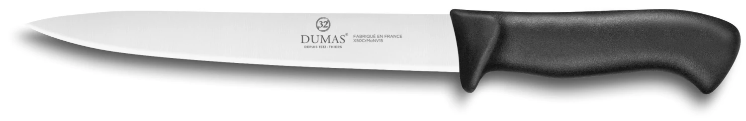32 Dumas Thermo Black Skinning Knife Flexible Blade 20cm 1 32 Dumas Thermo Black Skinning Knife Flexible Blade 20cm