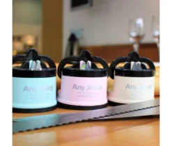 AnySharp PRO White Manual Knife Sharpener - The World's Best Knife Sharpener -Sabatier Sales Store anysharp pro white manual knife sharpener 5