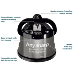 AnySharp Professional Knife Sharpener - The World's Best Knife Sharpener 10 AnySharp Professional Knife Sharpener - The World's Best Knife Sharpener -Sabatier Sales Store anysharp professional manual knife sharpener 4
