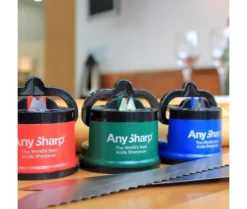 AnySharp Professional Red Manual Sharpener - The World's Best Knife Sharpener 8 AnySharp Professional Red Manual Sharpener - The World's Best Knife Sharpener -Sabatier Sales Store anysharp professional red knife sharpener 2