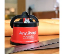 AnySharp Professional Red Manual Sharpener - The World's Best Knife Sharpener 9 AnySharp Professional Red Manual Sharpener - The World's Best Knife Sharpener -Sabatier Sales Store anysharp professional red knife sharpener 3