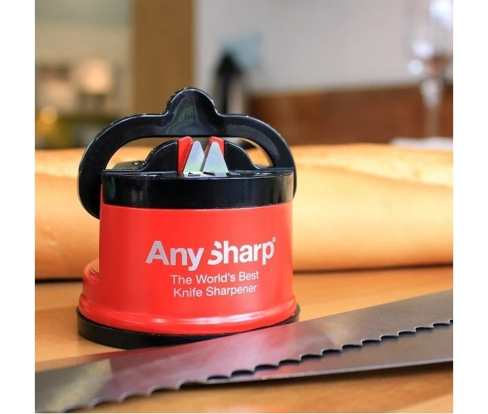AnySharp Professional Red Manual Sharpener - The World's Best Knife Sharpener 4 AnySharp Professional Red Manual Sharpener - The World's Best Knife Sharpener - Image 4
