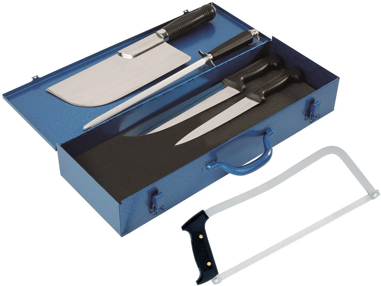 Au Nain Professional Metal Case With 5 Butcher Tools 1 Au Nain Professional Metal Case With 5 Butcher Tools