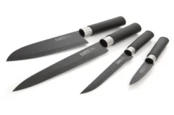 BergHOFF Essentials 4-piece Knife Set - Black Ceramic Coating