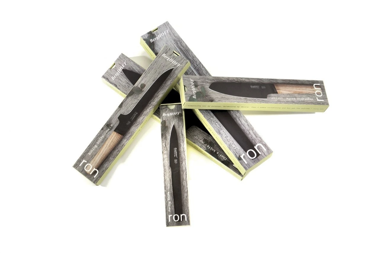 BergHOFF Ron Titan Ash Wood Boning Knife 15cm - Black Titanium Coating 6 BergHOFF Ron Titan Ash Wood Boning Knife 15cm - Black Titanium Coating - Image 6