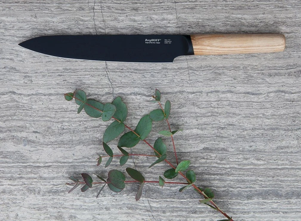 BergHOFF Ron Titan Ash Wood Carving Knife 19cm - Black Titanium Coating 2 BergHOFF Ron Titan Ash Wood Carving Knife 19cm - Black Titanium Coating - Image 2