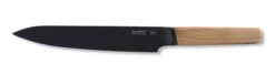 BergHOFF Ron Titan Ash Wood Carving Knife 19cm - Black Titanium Coating