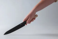 BergHOFF Ron Titan Ash Wood Carving Knife 19cm - Black Titanium Coating 9 BergHOFF Ron Titan Ash Wood Carving Knife 19cm - Black Titanium Coating -Sabatier Sales Store berghoff ron titan ash wood carving knife 19cm black titanium coating 3