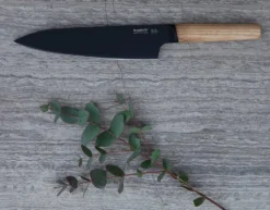 BergHOFF Ron Titan Ash Wood Chef Knife 19cm - Black Titanium Coating -Sabatier Sales Store berghoff ron titan ash wood chef knife 19cm black titanium coating 2