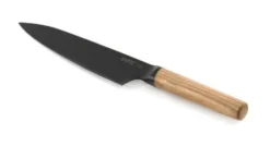 BergHOFF Ron Titan Ash Wood Chef Knife 19cm - Black Titanium Coating -Sabatier Sales Store berghoff ron titan ash wood chef knife 19cm black titanium coating 4