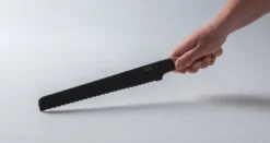 BergHOFF Ron Titan Ash Wood Bread Knife 23cm - Black Titanium Coating 8 BergHOFF Ron Titan Ash Wood Bread Knife 23cm - Black Titanium Coating -Sabatier Sales Store berghoff ron titan ashwood bread knife 23cm black titanium coating 2