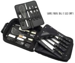 Chef Backpack With 18 Slots And 2 Removable Trays For Kitchen Tools 5 Chef Backpack With 18 Slots And 2 Removable Trays For Kitchen Tools -Sabatier Sales Store chef backpack empty bag 18 slots 2 removable trays kitchen tools 2