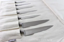 CHEF ROLL 7 Canvas Empty Roll Bag For 7 Kitchen Knives And Utensils 31 CHEF ROLL 7 Canvas Empty Roll Bag For 7 Kitchen Knives And Utensils -Sabatier Sales Store chef roll 7 canvas empty roll bag 7 kitchen knives utensils 12