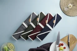 CHEF ROLL 7 Canvas Empty Roll Bag For 7 Kitchen Knives And Utensils 37 CHEF ROLL 7 Canvas Empty Roll Bag For 7 Kitchen Knives And Utensils -Sabatier Sales Store chef roll 7 canvas empty roll bag 7 kitchen knives utensils 18