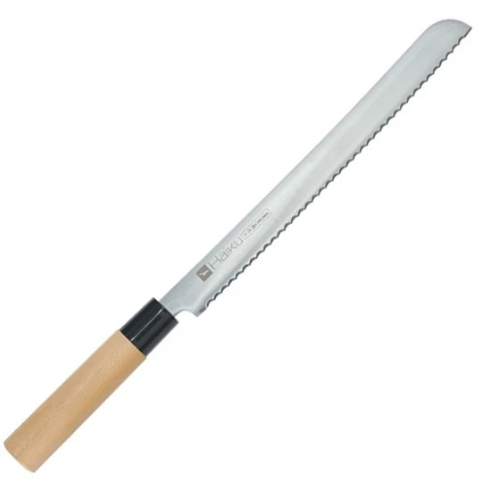 Chroma Haiku Bread Knife 25cm - Honoki Wood Handle 2 Chroma Haiku Bread Knife 25cm - Honoki Wood Handle - Image 2