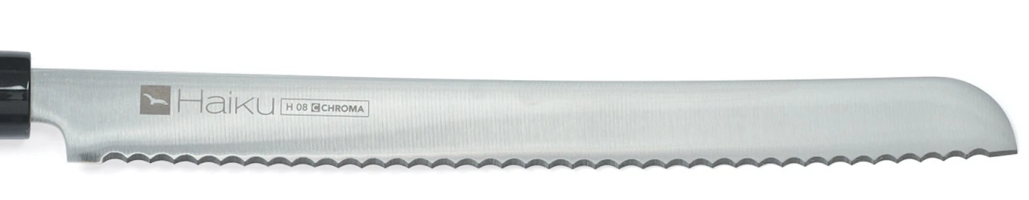 Chroma Haiku Bread Knife 25cm - Honoki Wood Handle 3 Chroma Haiku Bread Knife 25cm - Honoki Wood Handle - Image 3