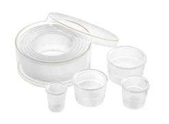 DEGLON 9-piece Plain Round Cookie Cutter Set