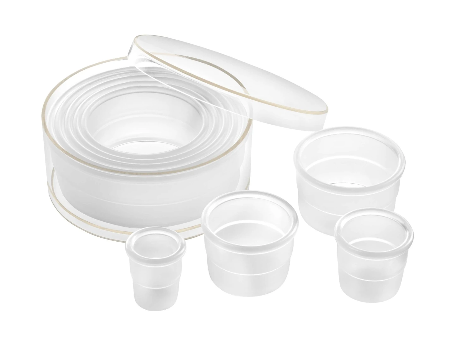 DEGLON 9-piece Plain Round Cookie Cutter Set 1 DEGLON 9-piece Plain Round Cookie Cutter Set