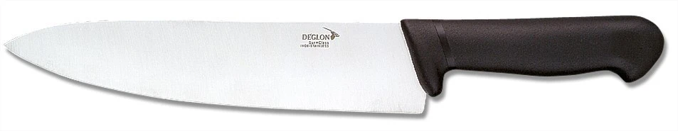 Deglon Surclass Chef Knife 25cm Black Polypropylene Handle 1 Deglon Surclass Chef Knife 25cm Black Polypropylene Handle