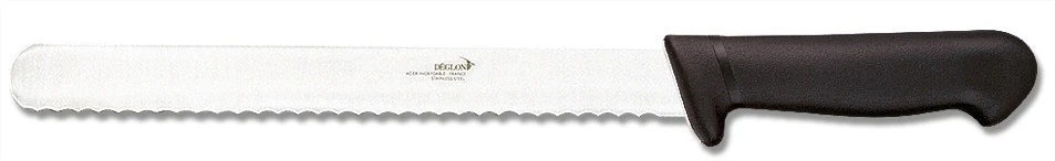 Deglon Surclass Pastry Knife 28cm Black Polypropylene Handle 1 Deglon Surclass Pastry Knife 28cm Black Polypropylene Handle