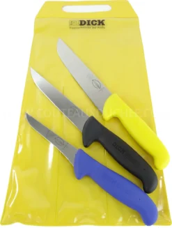 Dick Ergogrip 3-piece Butcher Knife Set - Ergonomic Multicoloured Handles -Sabatier Sales Store dick ergogrip 3 piece butcher knife set ergonomic multicoloured handles 2