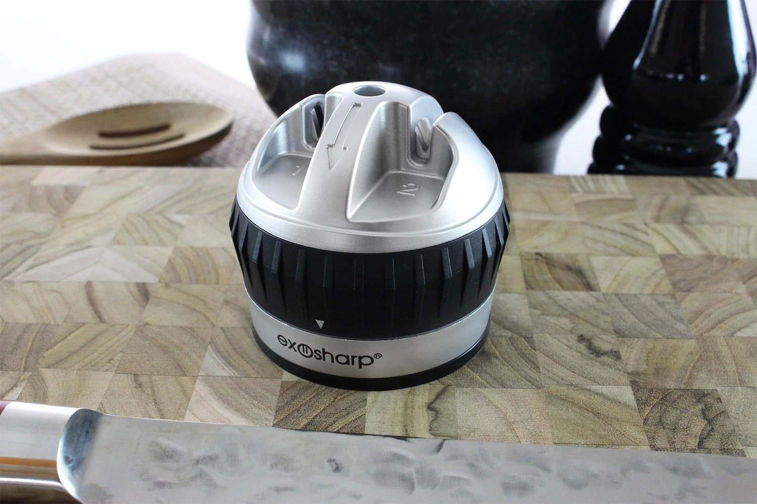 Exosharp Manual Knife Sharpener With 2 Sharpening Stages 7 Exosharp Manual Knife Sharpener With 2 Sharpening Stages - Image 7