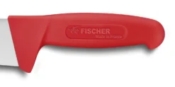 Fischer Knife Case With 7 Red Handle Butcher Knives And Accessories -Sabatier Sales Store fischer 7 piece butcher knife case red handles 4