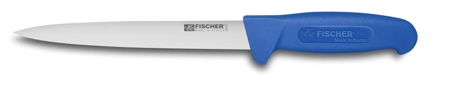Fischer Filleting/Skinning Knife Flexible Blade 20cm With Blue, Non-slip Handle 1 Fischer Filleting/Skinning Knife Flexible Blade 20cm With Blue, Non-slip Handle