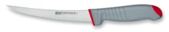 Fischer Sandvik Boning Knife Rigid Blade 13cm - Red And Grey Handle