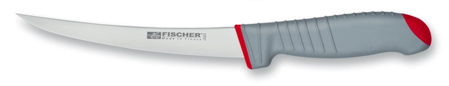 Fischer Sandvik Boning Knife Semi-flexible Blade 13cm - Ergonomic Handle 1 Fischer Sandvik Boning Knife Semi-flexible Blade 13cm - Ergonomic Handle