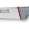 Fischer Sandvik Skinning Knife 17cm Red Handle With Grey Elastomer