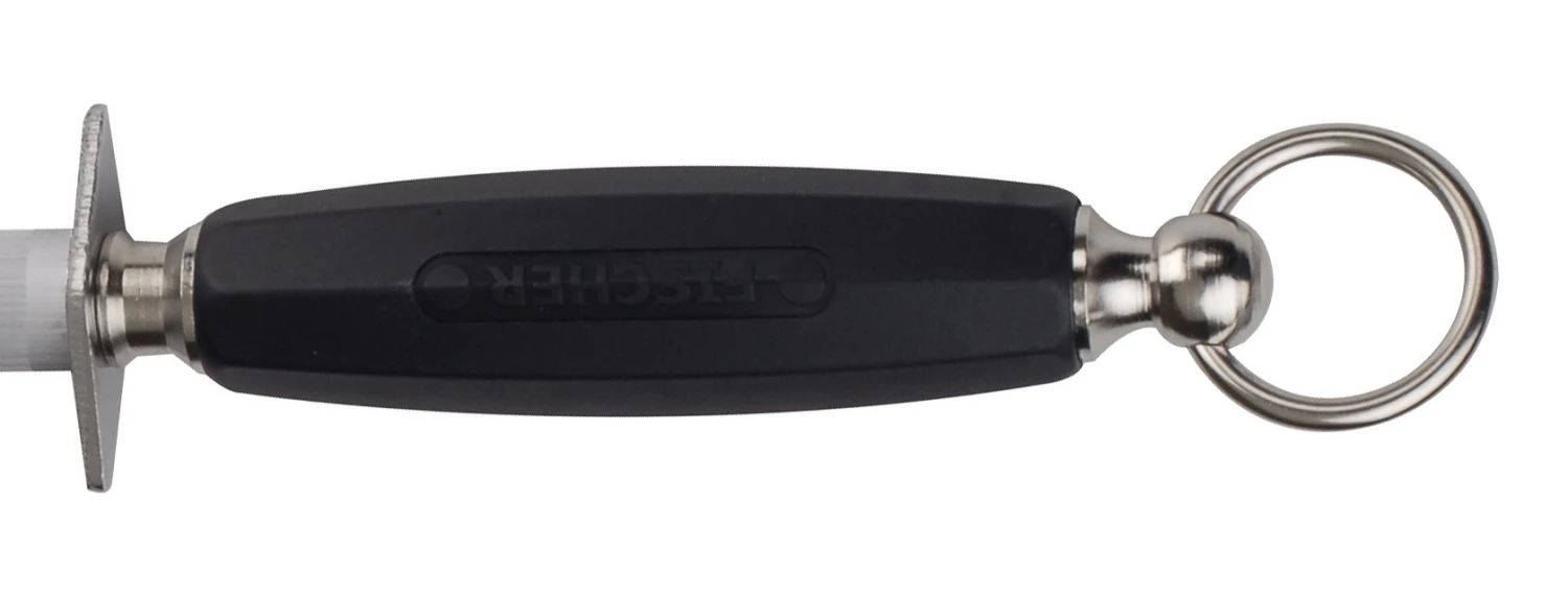 FISCHER Sharpening Steel Oval Rod 30cm With Soft Touch Handle 2 FISCHER Sharpening Steel Oval Rod 30cm With Soft Touch Handle - Image 2