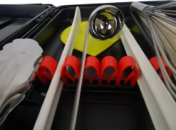 FISCHER Student's Tool Case With 18 Kitchen Tools + 1 Scale + 1 Padlock -Sabatier Sales Store fischer student tool case 18 kitchen tools 7