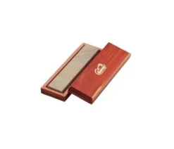 GATCO Soft Arkansas Natural Sharpening Stone 51x200x13mm + Wooden Box