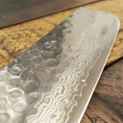 Jikko Mahogany Tsuchime Japanese Nakiri Knife 16cm Damascus Steel Blade 9 Jikko Mahogany Tsuchime Japanese Nakiri Knife 16cm Damascus Steel Blade -Sabatier Sales Store jikko mahogany tsuchime japanese nakiri knife 16cm damascus steel blade 3