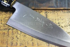 Jikko Tokusei Japanese Ajikiri Knife 12cm Nihon Steel Blade, Magnolia Wood Handle -Sabatier Sales Store jikko tokusei japanese ajikiri knife 12cm nihon steel blade magnolia handle 3