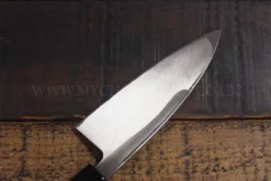 Jikko Tokusei Japanese Ajikiri Knife 12cm Nihon Steel Blade, Magnolia Wood Handle -Sabatier Sales Store jikko tokusei japanese ajikiri knife 12cm nihon steel blade magnolia handle 4