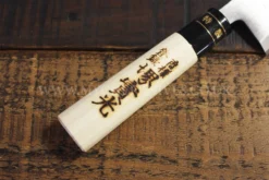 Jikko Tokusei Japanese Ajikiri Knife 12cm Nihon Steel Blade, Magnolia Wood Handle -Sabatier Sales Store jikko tokusei japanese ajikiri knife 12cm nihon steel blade magnolia handle 5