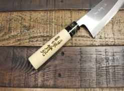 Jikko Tokusei Japanese Deba Knife 18cm Nihon Steel Blade, Magnolia Wood Handle -Sabatier Sales Store jikko tokusei japanese deba knife 18cm nihon steel blade magnolia handle 2
