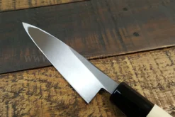 Jikko Tokusei Japanese Kaisaki Knife 12cm Nihon Steel Blade, Magnolia Wood Handle -Sabatier Sales Store jikko tokusei japanese kaisaki knife 12cm nihon steel blade magnolia handle 4