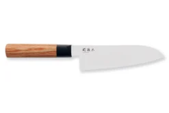 KAI Seki Magoroku Redwood Santoku Knife 17cm