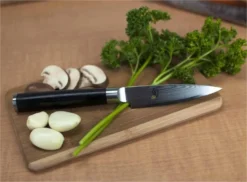 Kai Shun Classic Paring Knife 9cm - Damascus Steel Blade -Sabatier Sales Store kai shun classic paring knife 9cm damascus blade 3