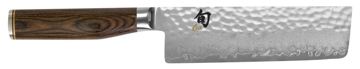 KAI Shun Premier Tim Mälzer Nakiri Knife Damascus Blade 14cm 1 KAI Shun Premier Tim Mälzer Nakiri Knife Damascus Blade 14cm