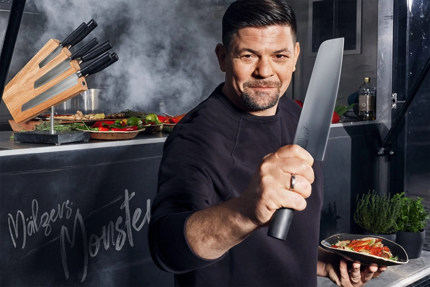 Kai Shun Tim Malzer Kamagata 3-piece Knife Set + Roll Bag 2 Kai Shun Tim Malzer Kamagata 3-piece Knife Set + Roll Bag - Image 2