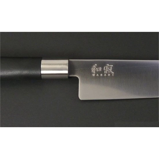 KAI Wasabi Black Chef Knife 15cm 4 KAI Wasabi Black Chef Knife 15cm - Image 4