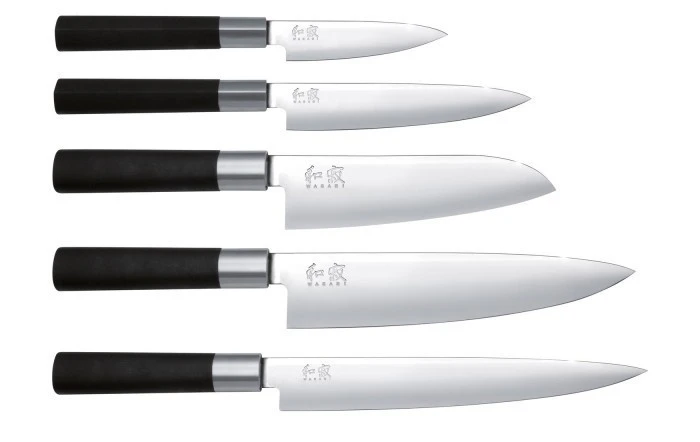 KAI Wasabi Black Knife Bag With 5 Knives EUROPE 2 KAI Wasabi Black Knife Bag With 5 Knives EUROPE - Image 2