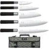 KAI Wasabi Black Knife Bag With 5 Knives EUROPE