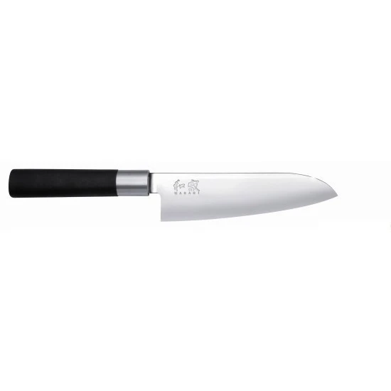 KAI Wasabi Black Santoku Knife 16.5cm 1 KAI Wasabi Black Santoku Knife 16.5cm