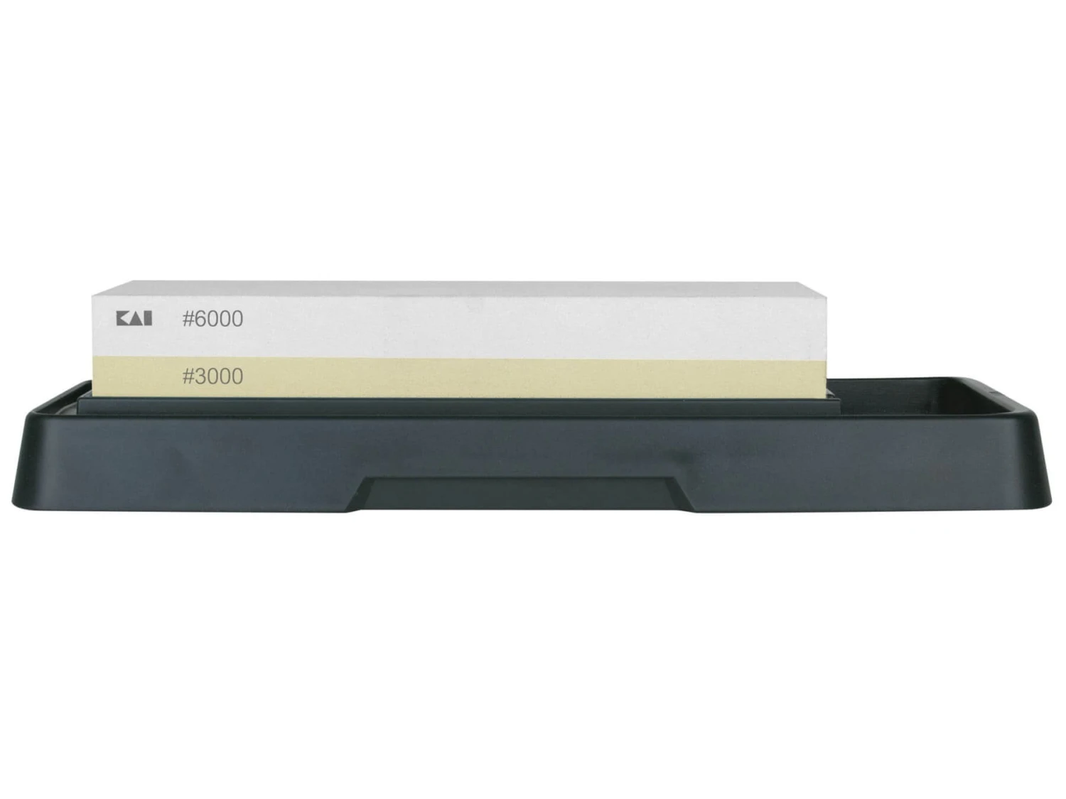 KAI Whetstone Double Grit 3000/6000 + Plastic Stand 2 KAI Whetstone Double Grit 3000/6000 + Plastic Stand - Image 2